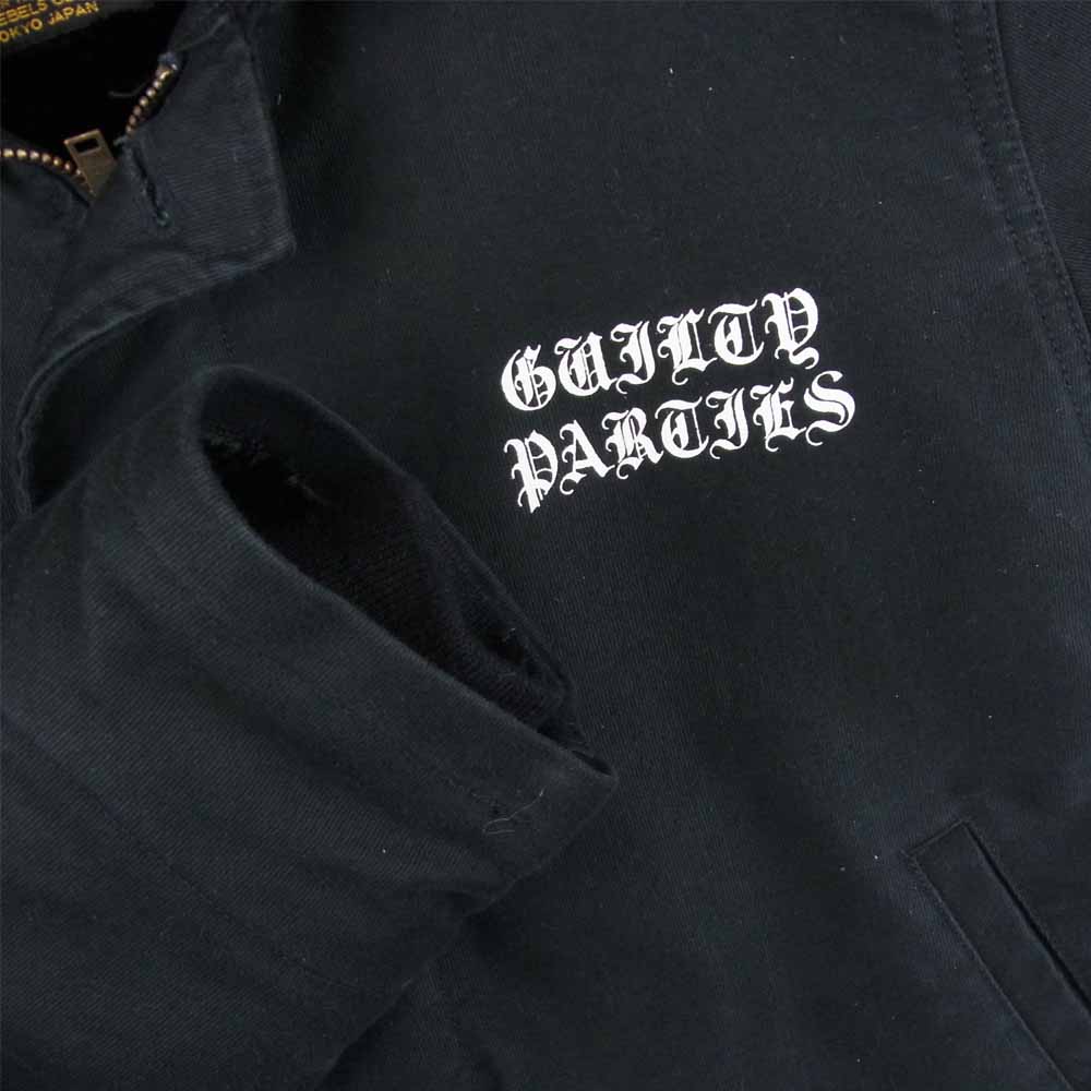 WACKO MARIA ワコマリア 20FW-WMO-ML30 N-1 DECK JACKET TYPE-3 マリア プリント デッキ ジャケット ブラック系 S【中古】