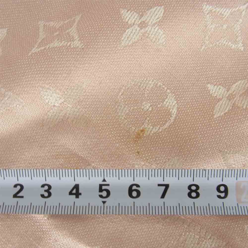 LOUIS VUITTON ルイ・ヴィトン M74441 シルク ナテュレル モノグラム 大判 ストール ショール ピンク系【中古】