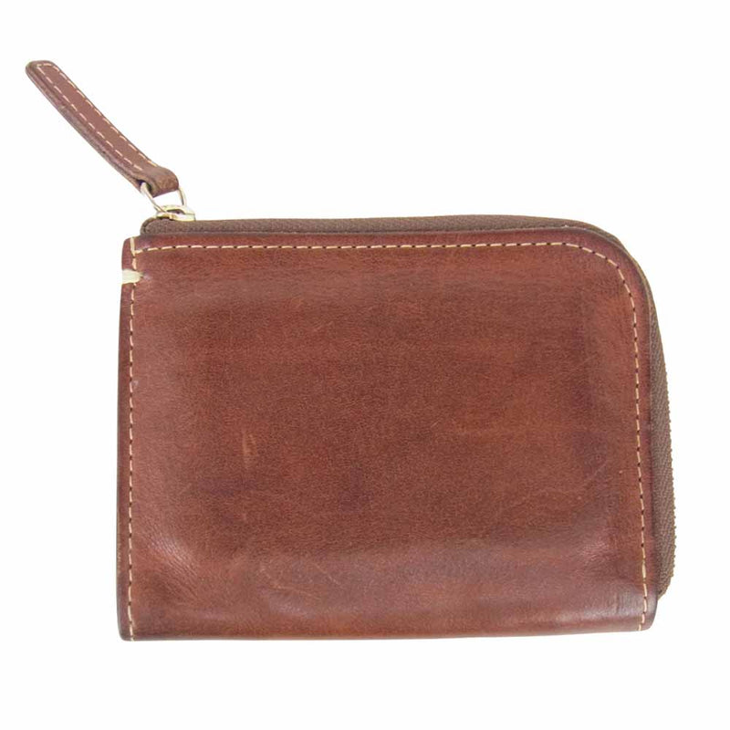 土屋鞄 コンパクトウォレット 茶色 - コインケース