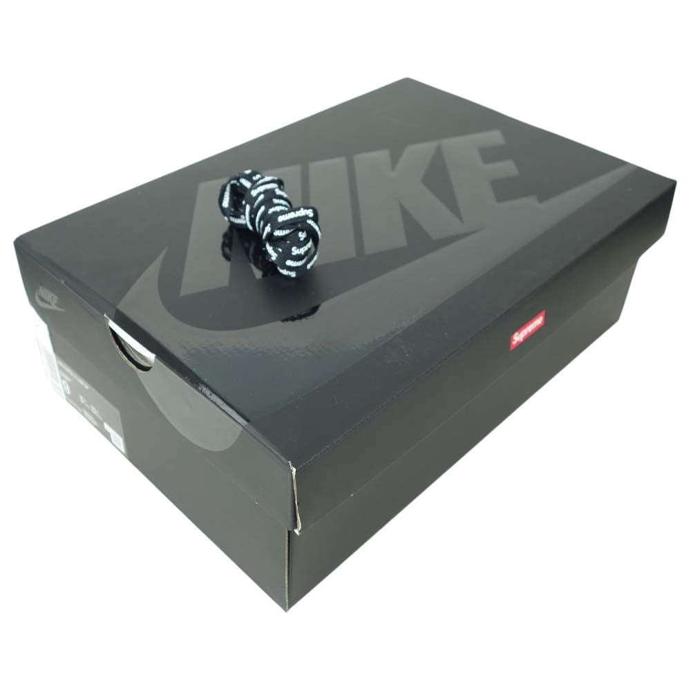 Supreme シュプリーム 20SS CU9225-100 × ナイキ Nike 国内正規品 AIR FORCE 1 LOW Black エアフォース 1 ロウ スニーカー ブラック系 27.0cm【新古品】【未使用】【中古】