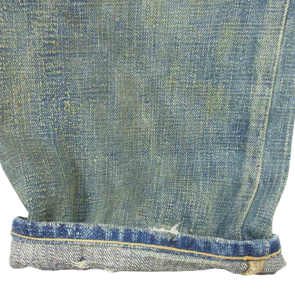 RRL ダブルアールエル シンチバック 加工 デニム インディゴブルー系 28【中古】