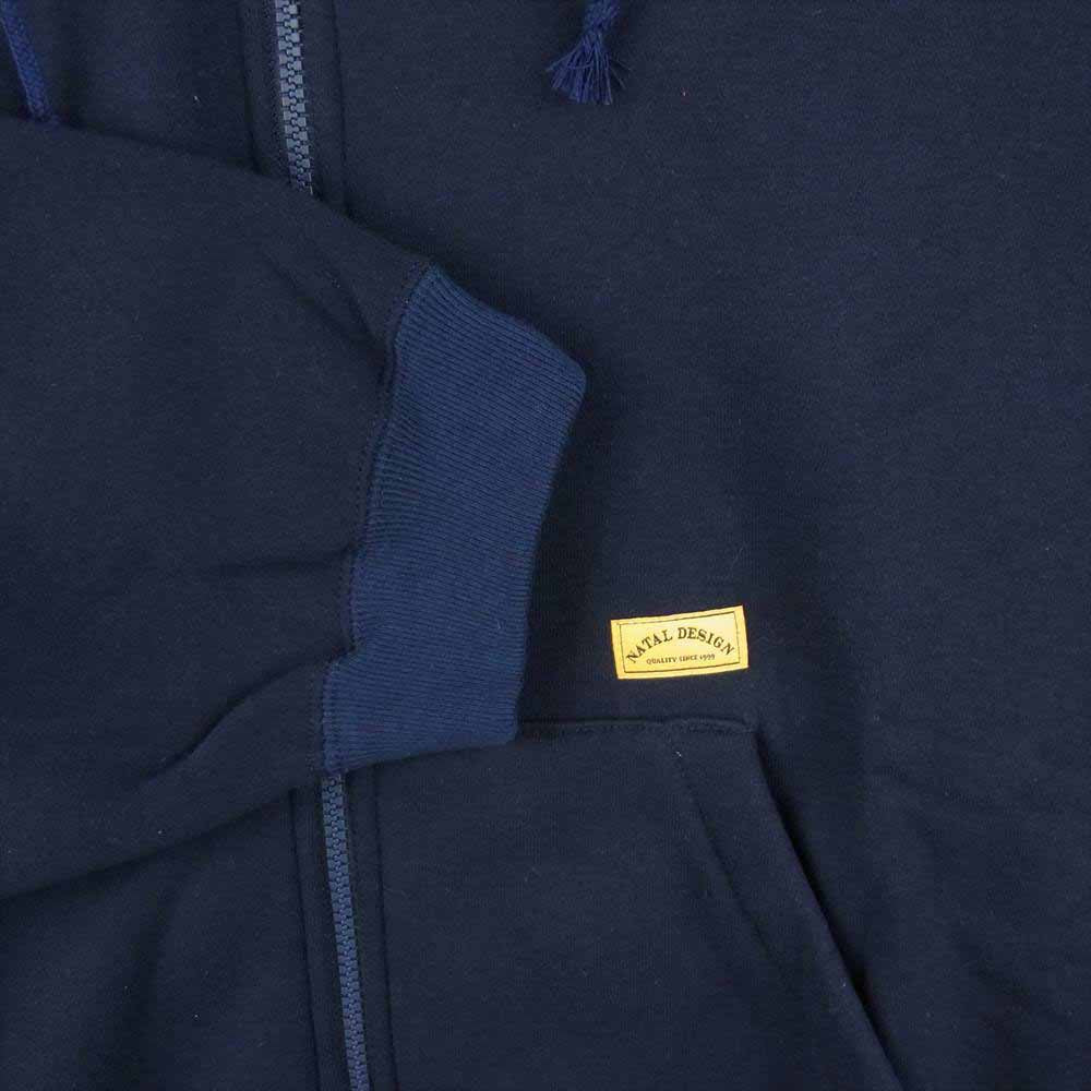 NATAL DESIGN ネイタルデザイン TP-012 C.C.SWEAT PARKA スウェット パーカー ビッグシルエット シープ 裏起毛 NAVY L【新古品】【未使用】【中古】