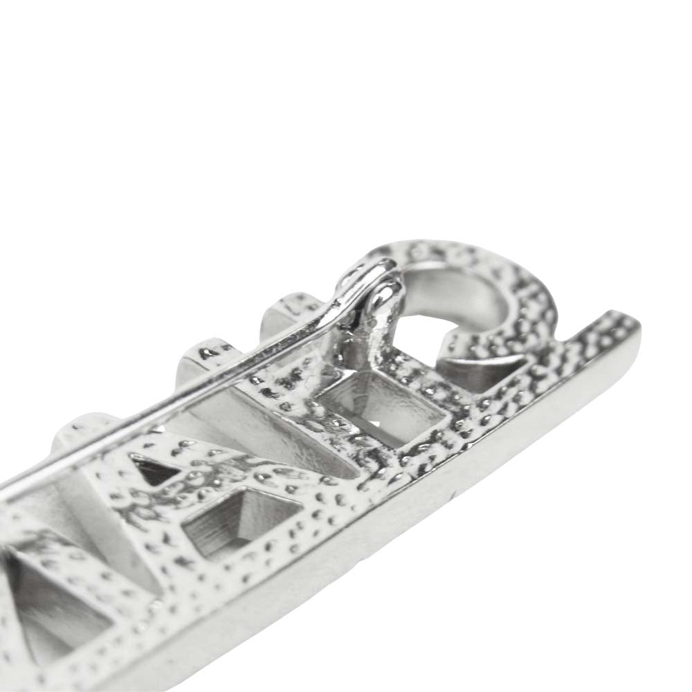 CHANEL シャネル ラインストーン ココマーク ロゴ チェーン ブローチ シルバー系【中古】