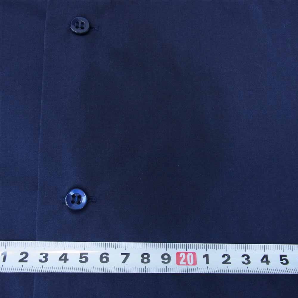 TENDERLOIN テンダーロイン T-BOWLS SHT S/S バックロゴ 半袖 ボーリング シャツ ネイビー系 M【中古】