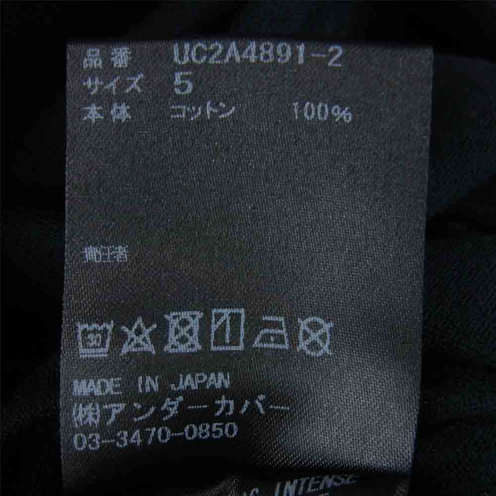 UNDERCOVER アンダーカバー 21AW UC2A4891-2 MTEE Insomnia 半袖 Tシャツ コットン 日本製 ブラック系 5【中古】