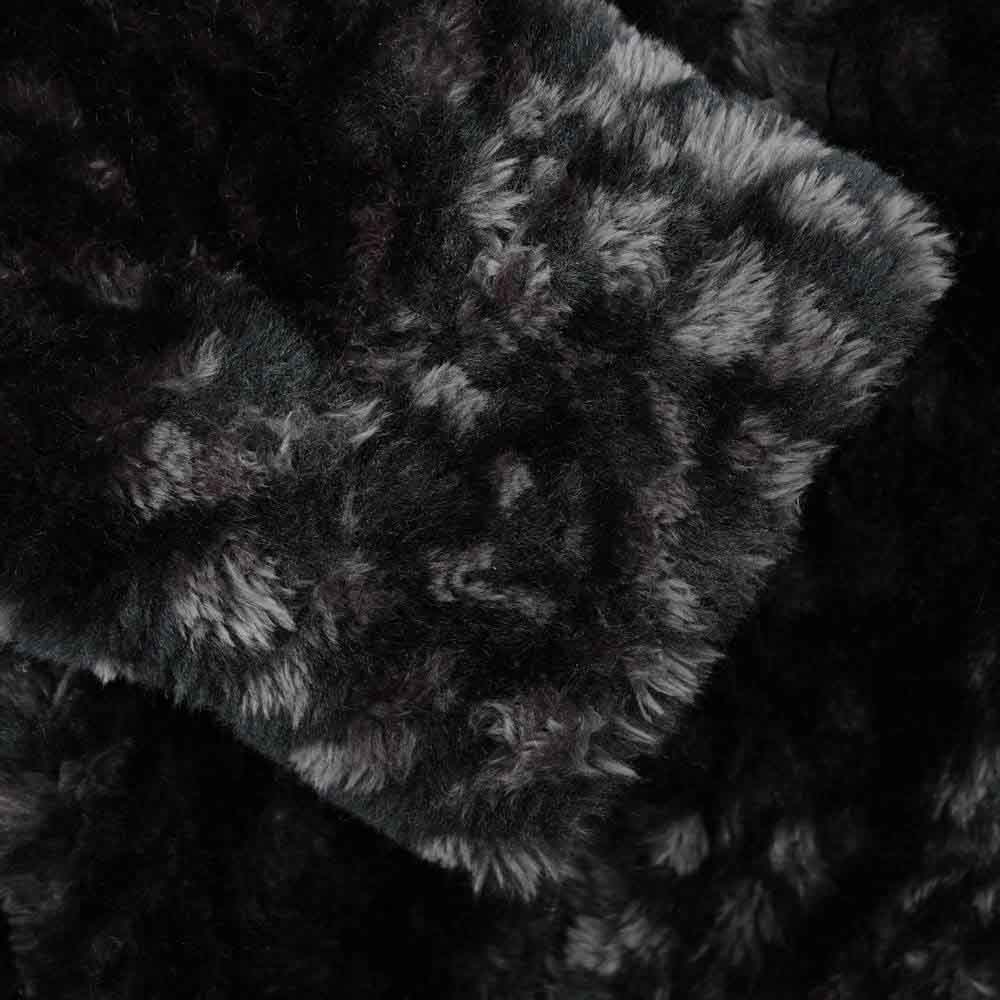 WTAPS ダブルタップス 19AW 192TQDT-JKM02 REVENANT JACKET MODACRYLIC FUR レヴェナント ファージャケット ブラック系 グレー系 XL【新古品】【未使用】【中古】