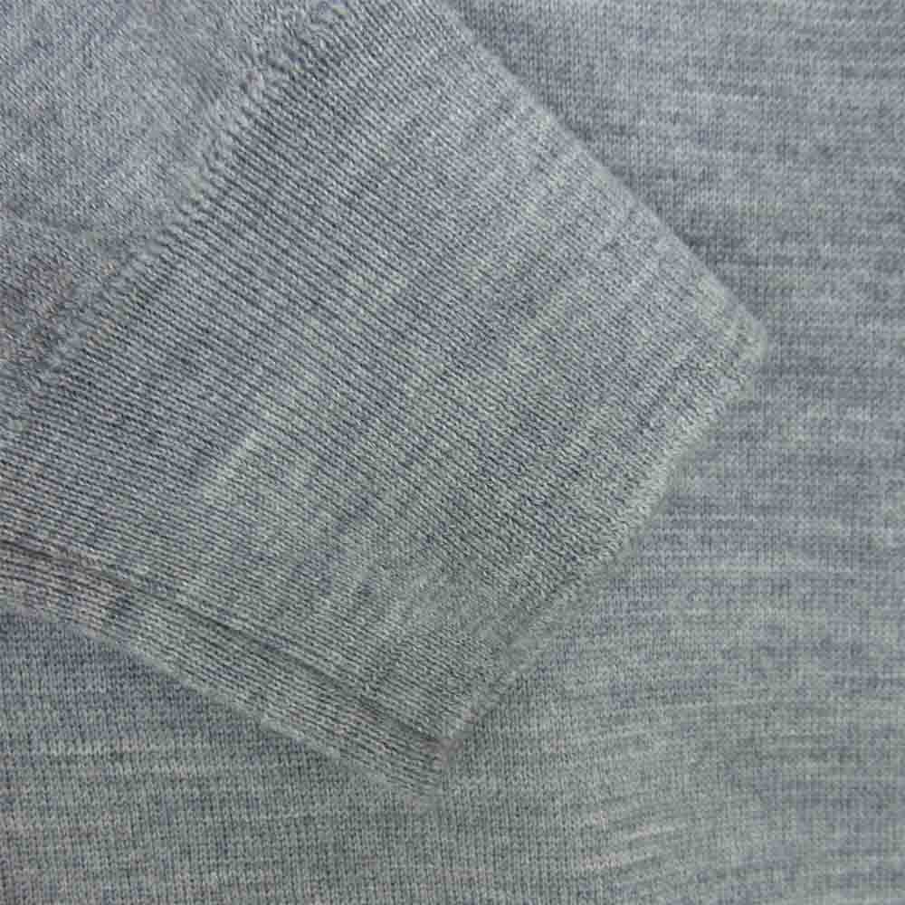 JOHN SMEDLEY ジョンスメドレー クルーネック ウール ニット セーター グレー系 L【中古】