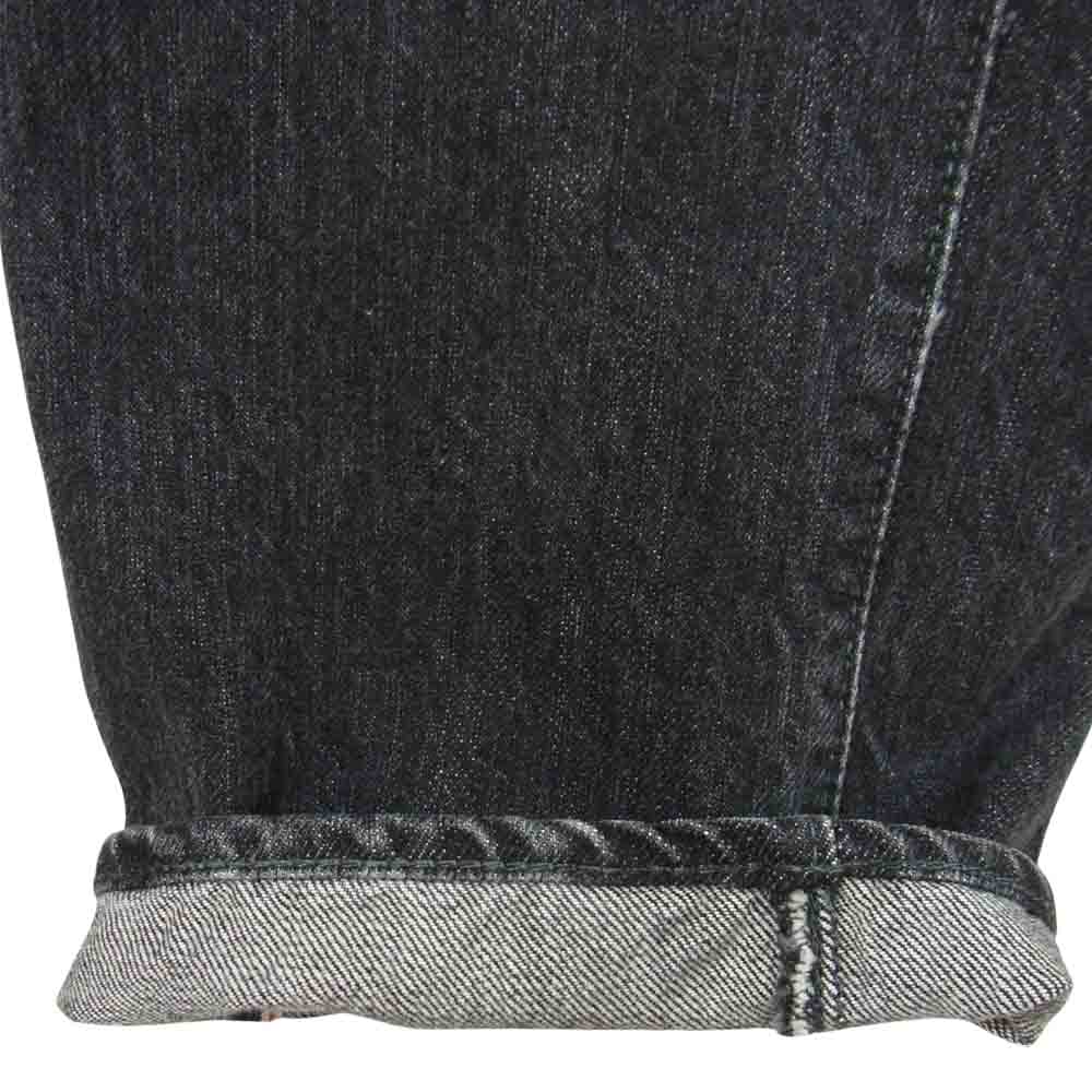 FULLCOUNT フルカウント 1211 BLACK TAPERD JEANS ブラック テーパード ジーンス デニム パンツ ブラック系 34【中古】