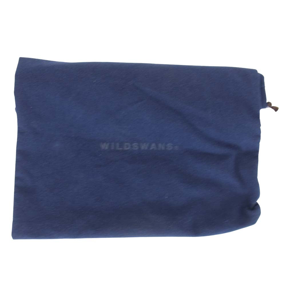 WILDSWANS ワイルドスワンズ COLLIER コリアー レザー ショルダー バッグ ブラック系【中古】
