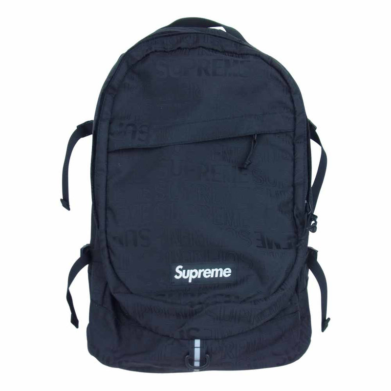 【希少】Supreme 19SS Backpack  Black バックパック