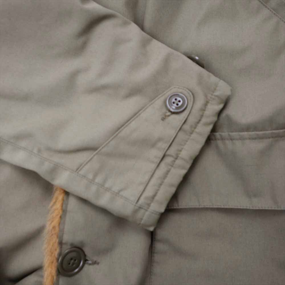サウスツーウエストエイト Army Coat 裏ボア ミリタリー アーミー コート カーキ系 S【中古】