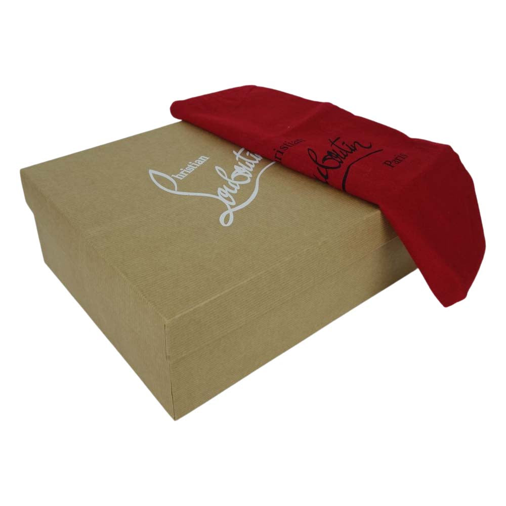 Christian Louboutin クリスチャンルブタン ウェッジソール ヒール サンダル ブラウン系 ゴールド系 36【中古】