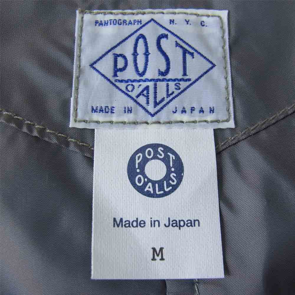 POST OVERALLS ポストオーバーオールズ 1512-PT3 Royal Traveler ロイヤル トラベラー カーキ系 M【新古品】【未使用】【中古】