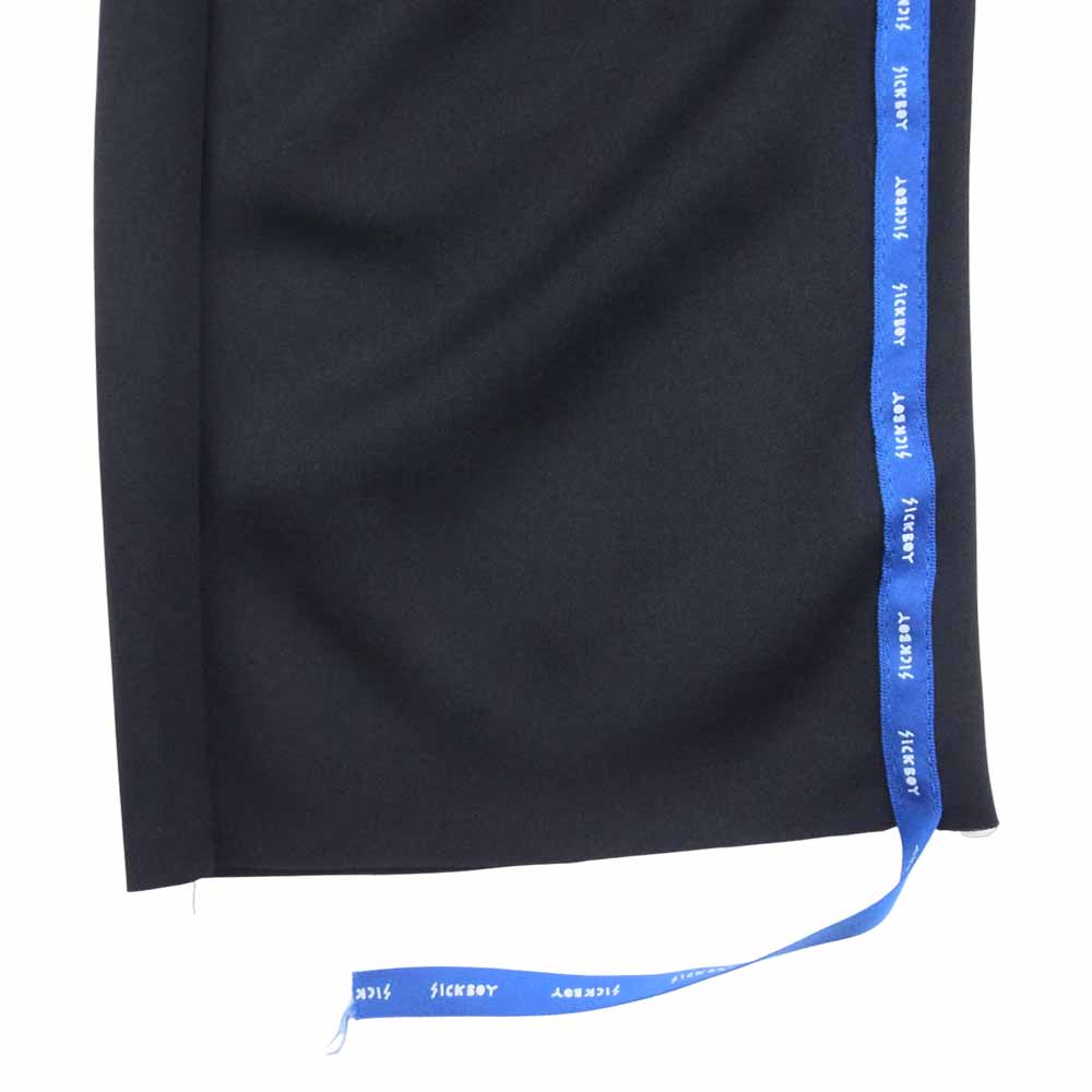 アザストーキョー SICKBOY TAPE TRACK PANTS トラック パンツ 中国製 ブラック系 S【美品】【中古】