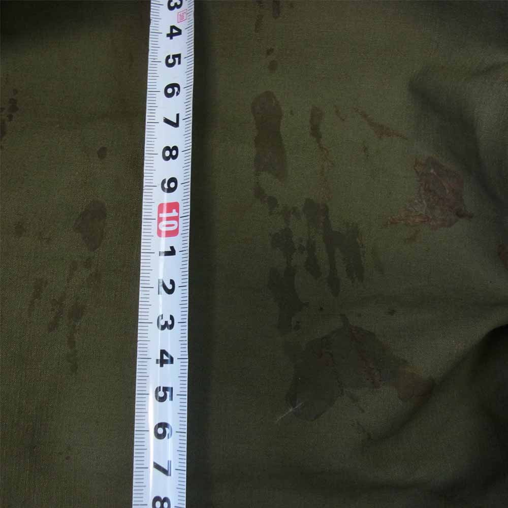 US MILITARY ミリタリー アノラック パーカー カーキ系 S【中古】