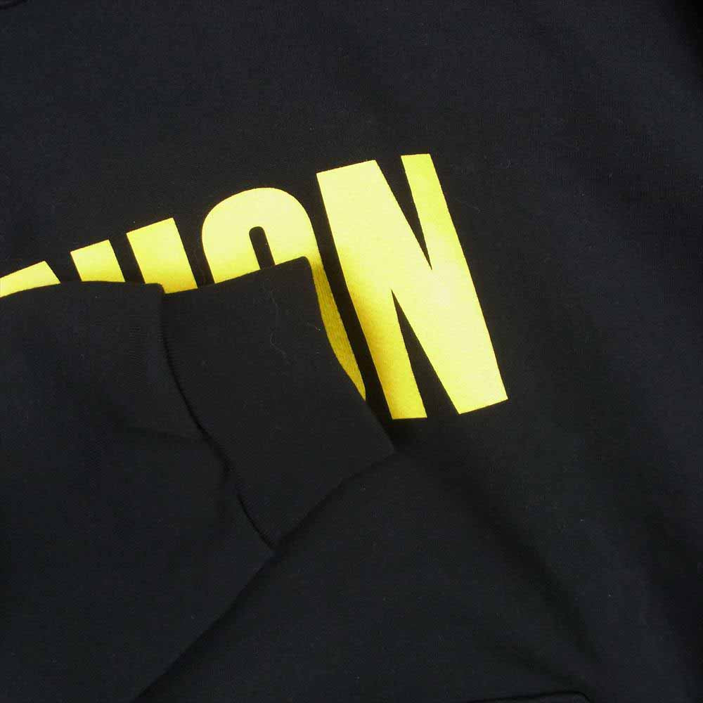 ユニオン × MIN-NANO UNION TOKYO 3th MNION HOODIE フード パーカー ブラック系 IV【中古】