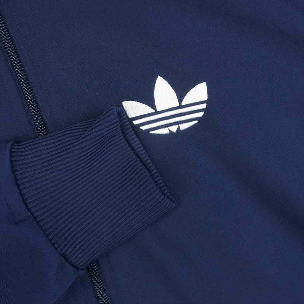 adidas アディダス G36113 トラック ジャージ ポリエステル ジャケット フィリピン製 ネイビー系 M【中古】