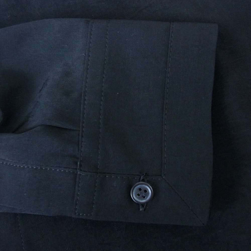 Yohji Yamamoto ヨウジヤマモト GroundY GM-B08-500-2 T/A Vintage Decyne Back Long Shirt ヴィンテージ デシン バック ロング シャツ ブラック系 3【新古品】【未使用】【中古】