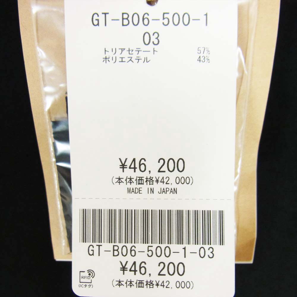 Yohji Yamamoto ヨウジヤマモト GroundY GT-B06-500-1 Vintage Decyne Stand Collar Long Shirt ヴィンテージ デシン スタンド カラー ロング シャツ ブラック系 3【新古品】【未使用】【中古】