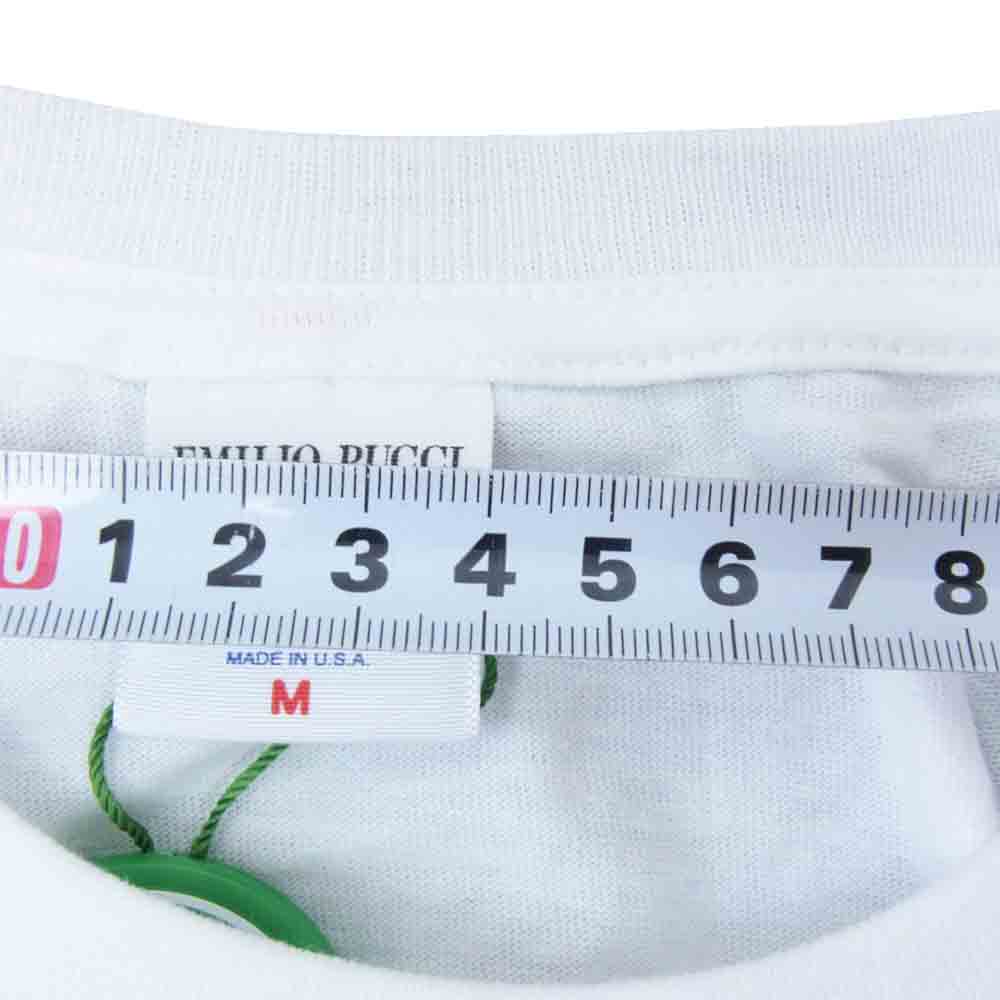 Supreme シュプリーム 21SS ×Emilio Pucci Box Logo Tee エミリオプッチ ボックスロゴ 半袖 Tシャツ ホワイト ホワイト系 M【美品】【中古】