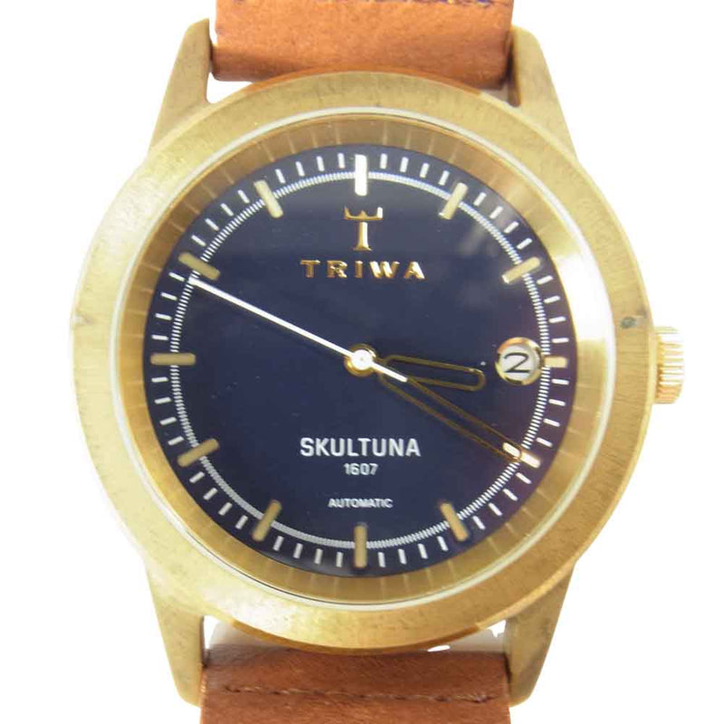トリワ × スクルツナ SKULTUNA 自動巻 腕時計【美品】【中古】