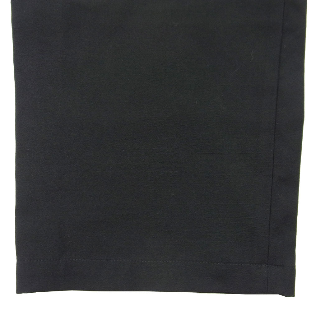 Yohji Yamamoto ヨウジヤマモト FC-P10-119 ファム ウールトロピカル テーパードパンツ ブラック系 2【中古】