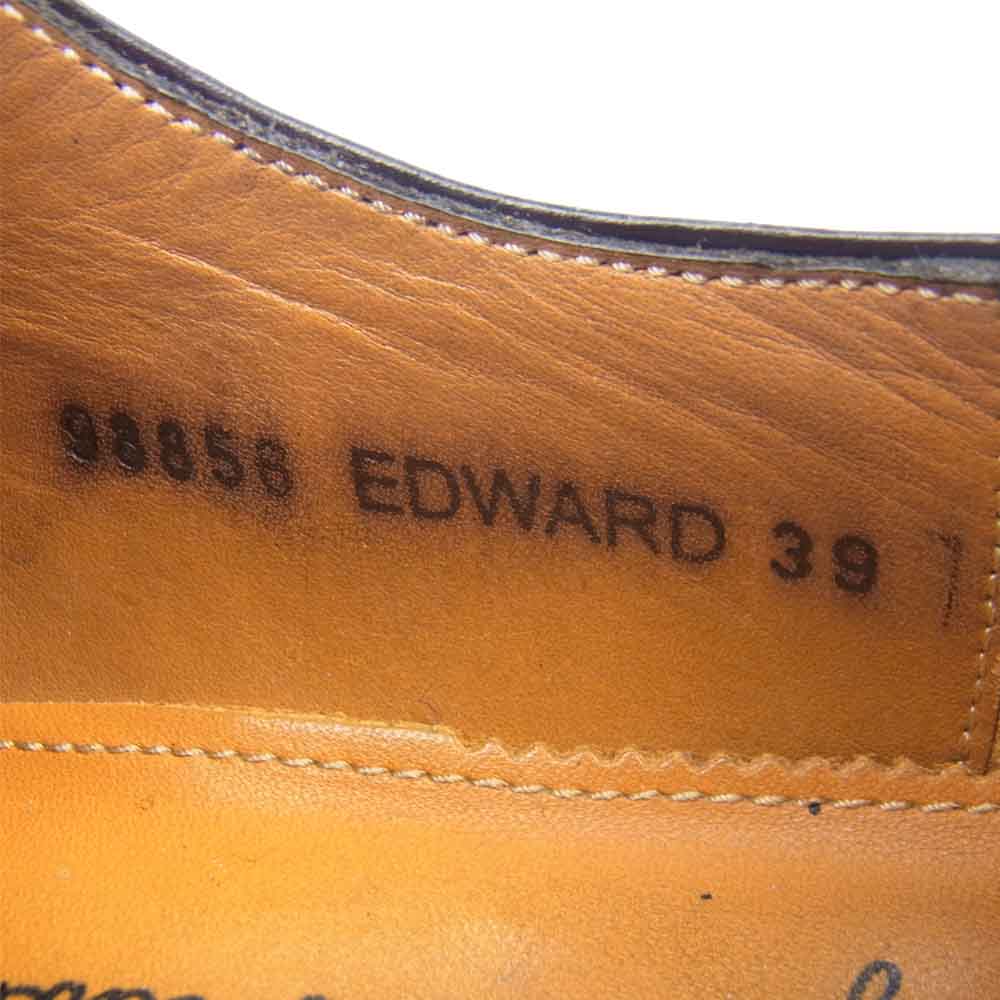 JALAN SRIWIJAYA ジャランスリウァヤ 98856 アローズ別注 プレーントゥ レザー シューズ ブラック系 39【中古】