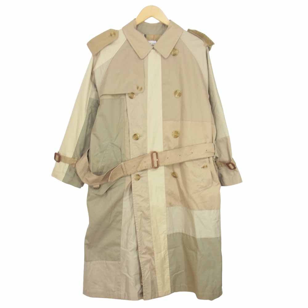 BURBERRY トレンチコート Burberry再構築 ベージュ パッチワーク