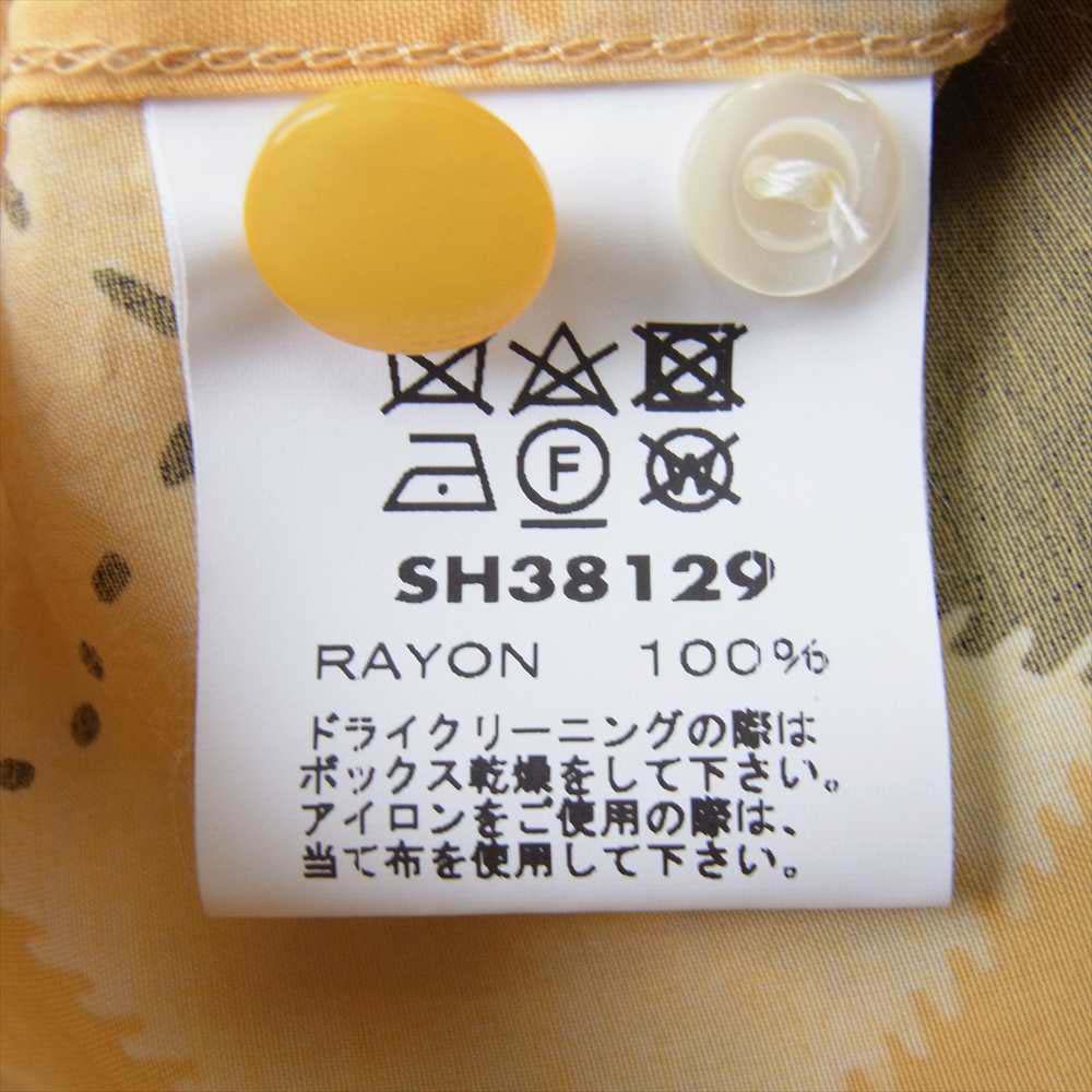 TAILOR TOYO テイラー東洋 SH38129 STAR OFHOLLYWOOD スターオブハリウッド アーガイル オープンカラー イエロー系 S【中古】