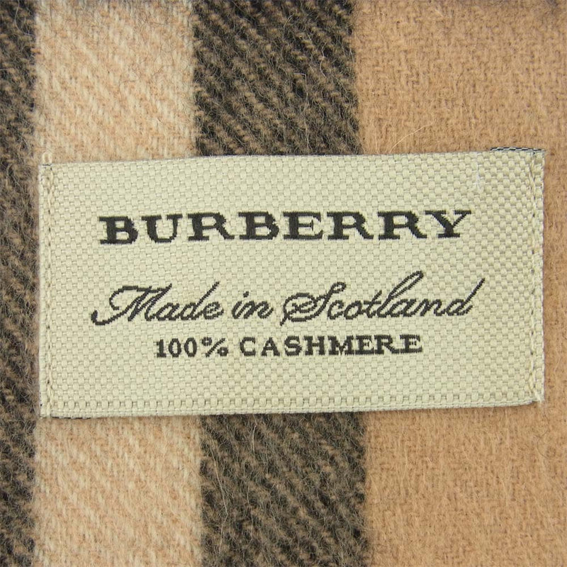 BURBERRY バーバリー London England カシミヤ100％ スコットランド製