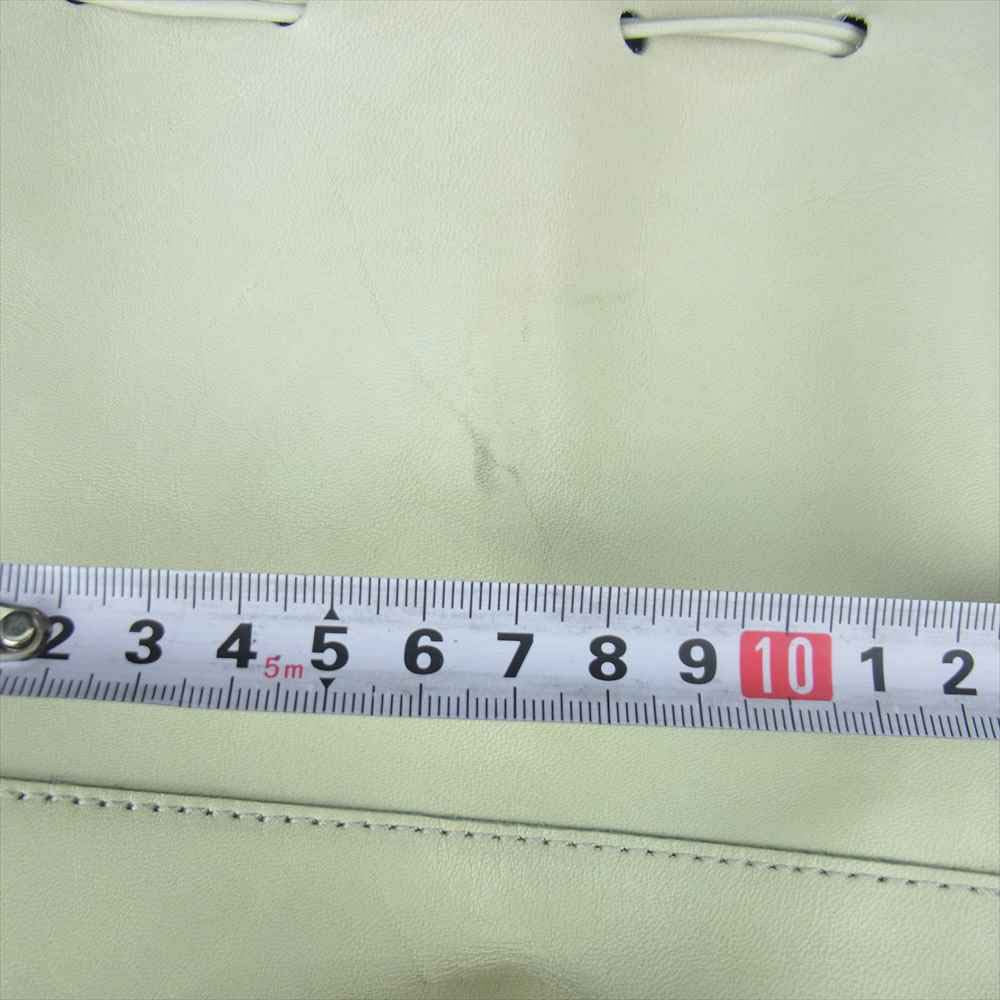 アーツ&クラフツ DRAW STRINGS POOCH グローブレザー 巾着バック【中古】