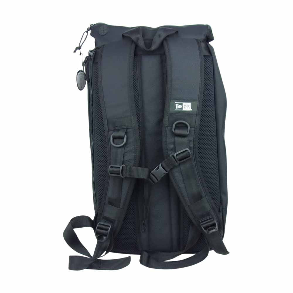 JAM HOME MADE ジャムホームメイド NEWERA ニューエラ Rucksack 35L 安全ピンチャーム付き リュックサック ブラック系【新古品】【未使用】【中古】