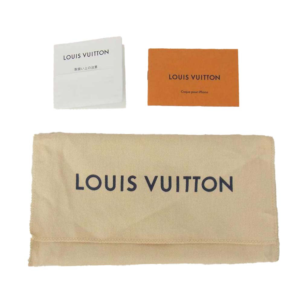 Supreme シュプリーム 17AW M67719 × LOUISVUITTON PF.BRAZZA SP EPI ポルトフォイユ ブラザ エピ 長財布 ウォレット レッド系【美品】【中古】