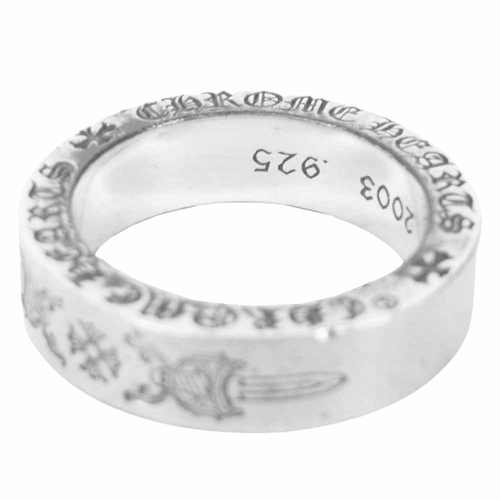 CHROME HEARTS クロムハーツ(原本無) SPACER DAGGER RING 6mm スペーサー ダガー リング シルバー系 15号【中古】