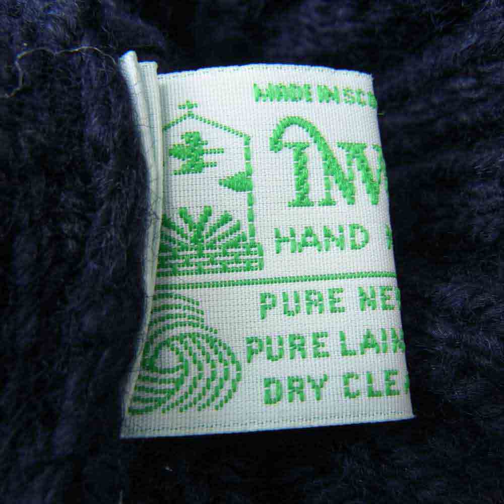 INVERALLAN インバーアラン ニット帽 ビーニー ネイビー系【中古】