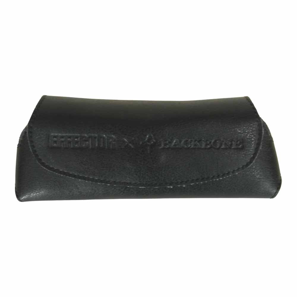EFFECTOR エフェクター × BACKBONE BASIS バックボーン ベイシス アイウェア 眼鏡 サングラス ブラック系【美品】【中古】