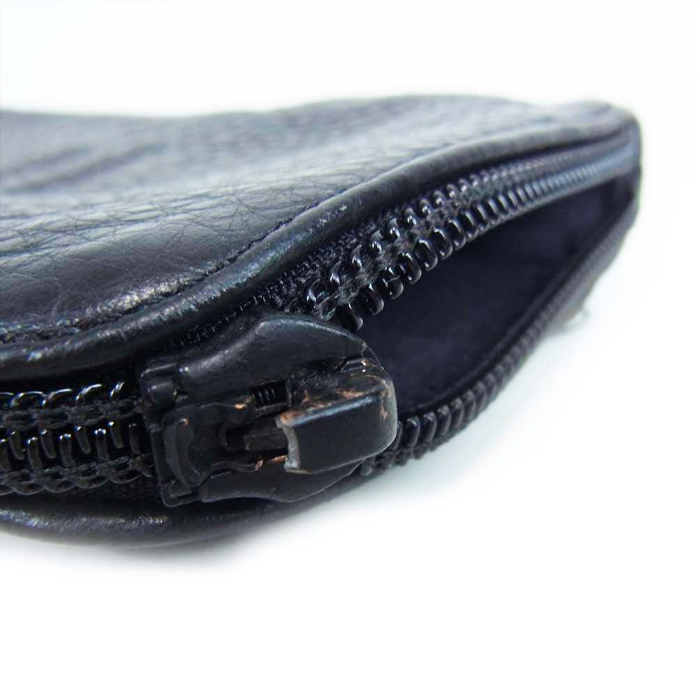CHROME HEARTS クロムハーツ(原本無) EYEWEAR CASE 3 アイウェアケース CHプラスレザーパッチ ブラック系【中古】