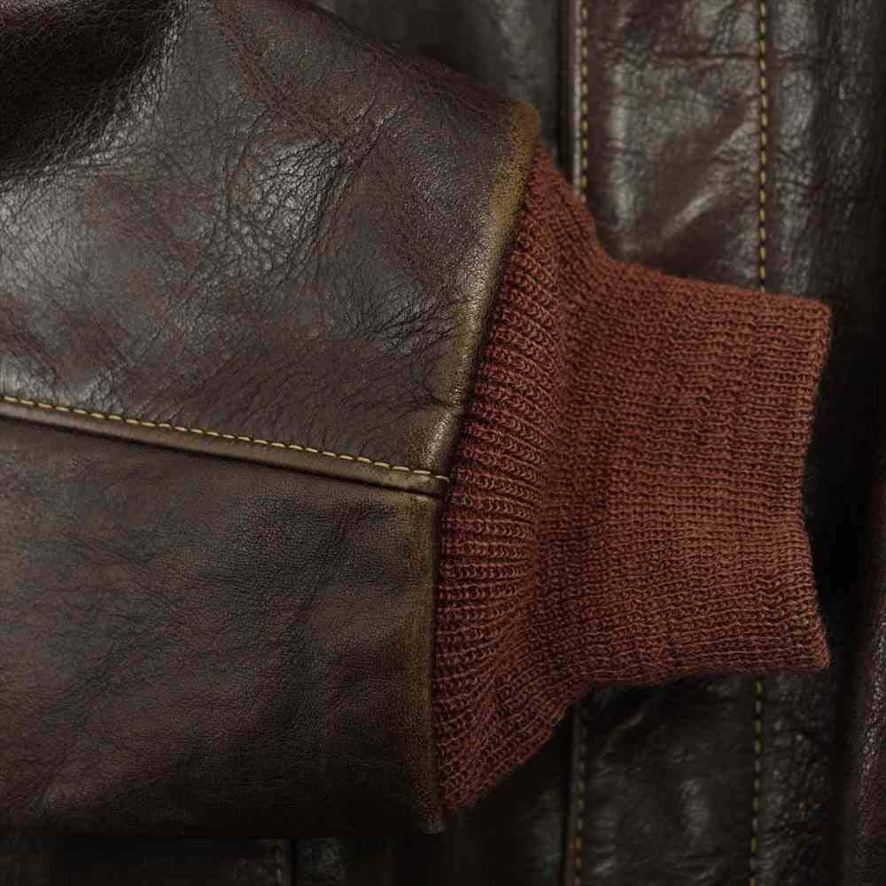 The REAL McCOY'S ザリアルマッコイズ 20周年 A-2 McCOY MFG フライト ジャケット ブラウン系 38【中古】