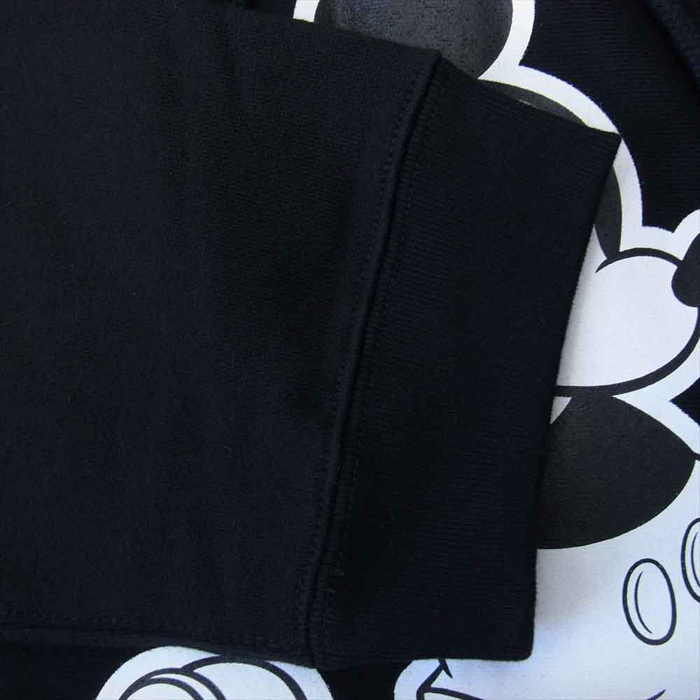 × Disney Mickey Mouse pullover hoodie ミッキーマウス スウェット パーカー ブラック系 46【新古品】【未使用】【中古】