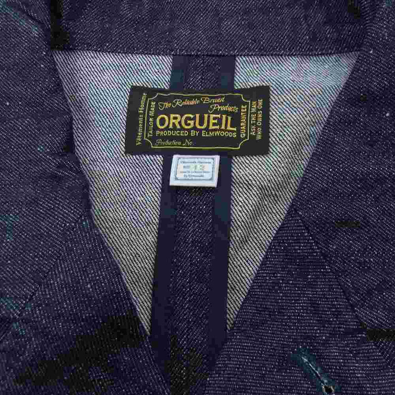 ORGUEIL オルゲイユ OR-4012D Denim Sack Jacket デニム サック ジャケット 42【新古品】【未使用】【中古】