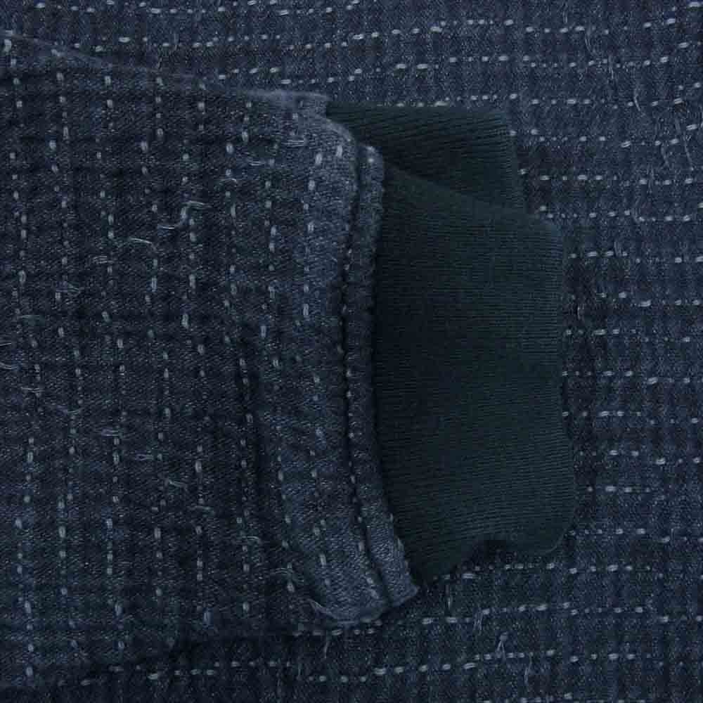 PORTER CLASSIC ポータークラシック PC SASHIKO LIGHT CREWNECK SWEAT 刺し子 ライト クルーネック スウェット グレー系 L【中古】