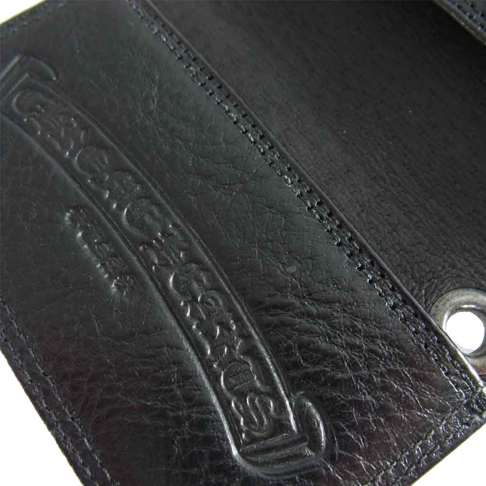 CHROME HEARTS クロムハーツ(原本無) CARD CASE カードケース 名刺入れ ブラック系【中古】