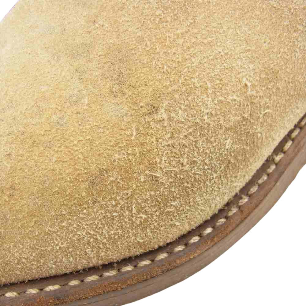 RED WING レッドウィング 縦羽タグ スエード ペコス ブーツ ベージュ系 ライトブラウン系 9E【中古】