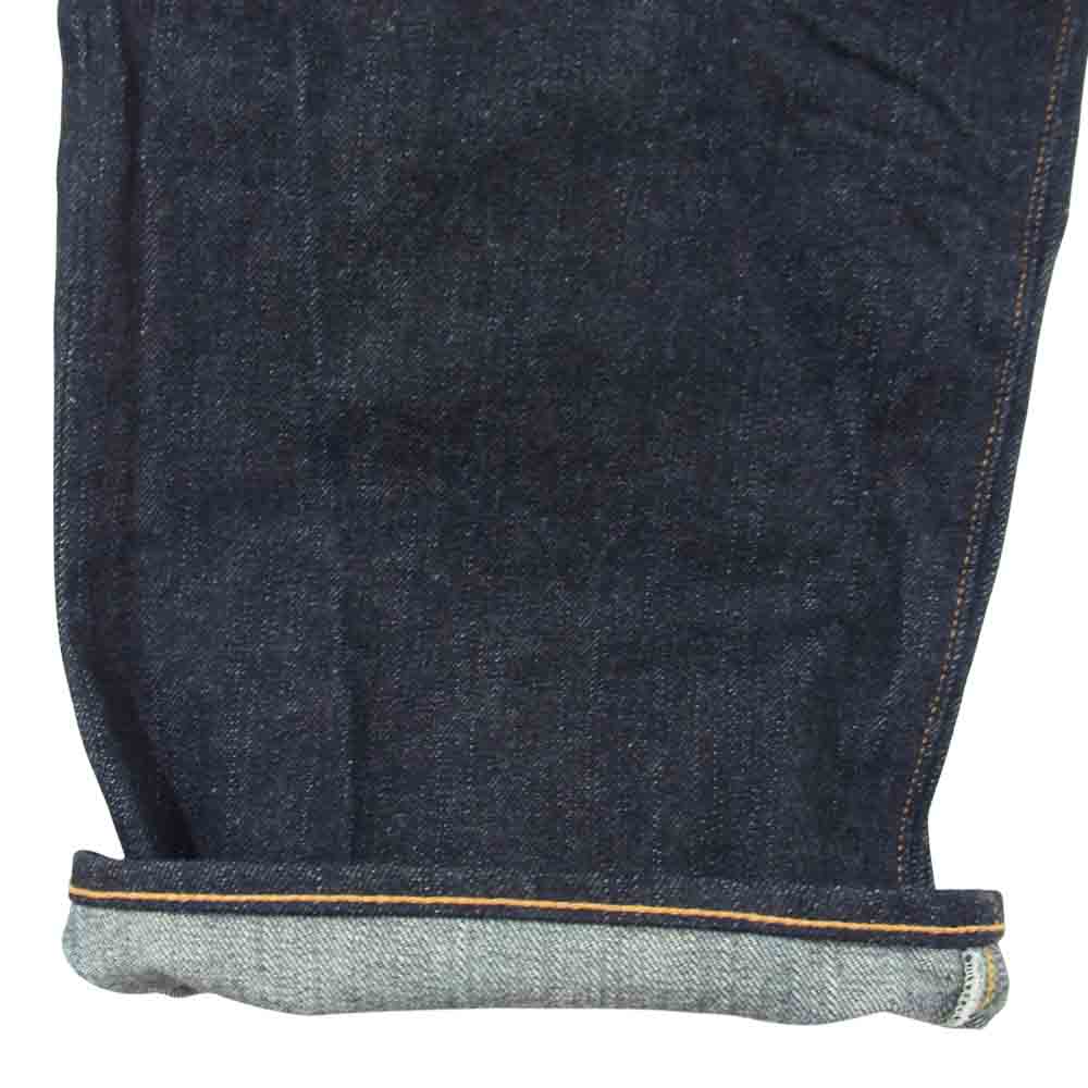 THE FLAT HEAD ザフラットヘッド 3005 フラッシャー付 ボタンフライ ストレート デニム パンツ インディゴブルー系 36【中古】