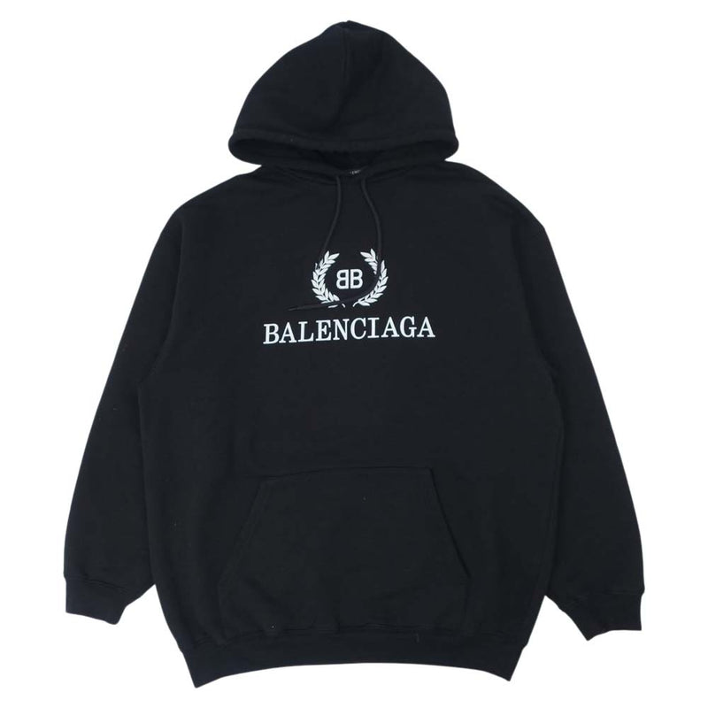 美品 BALENCIAGA バレンシアガ BBロゴ サイズS ブラック 黒 コットン