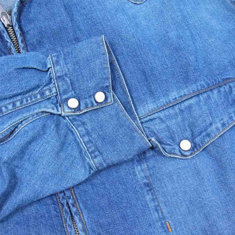 nonnative ノンネイティブ NN-SJ3903 TRUCKER L/S SHIRT JACKET プルオーバー トラッカー デニム シャツ ジャケット インディゴブルー系 4【中古】