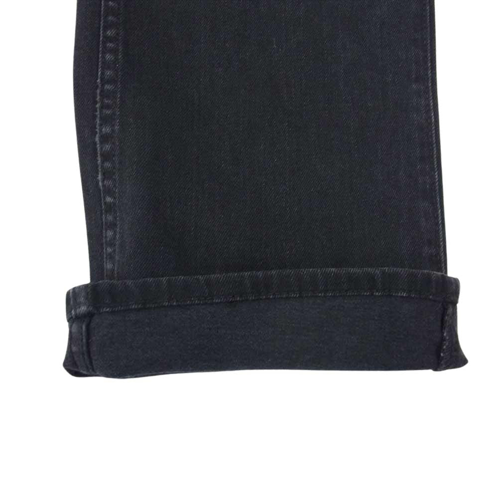 KHAITE VIVIAN ハイウエスト ブラック デニム ブラック系 25【中古】