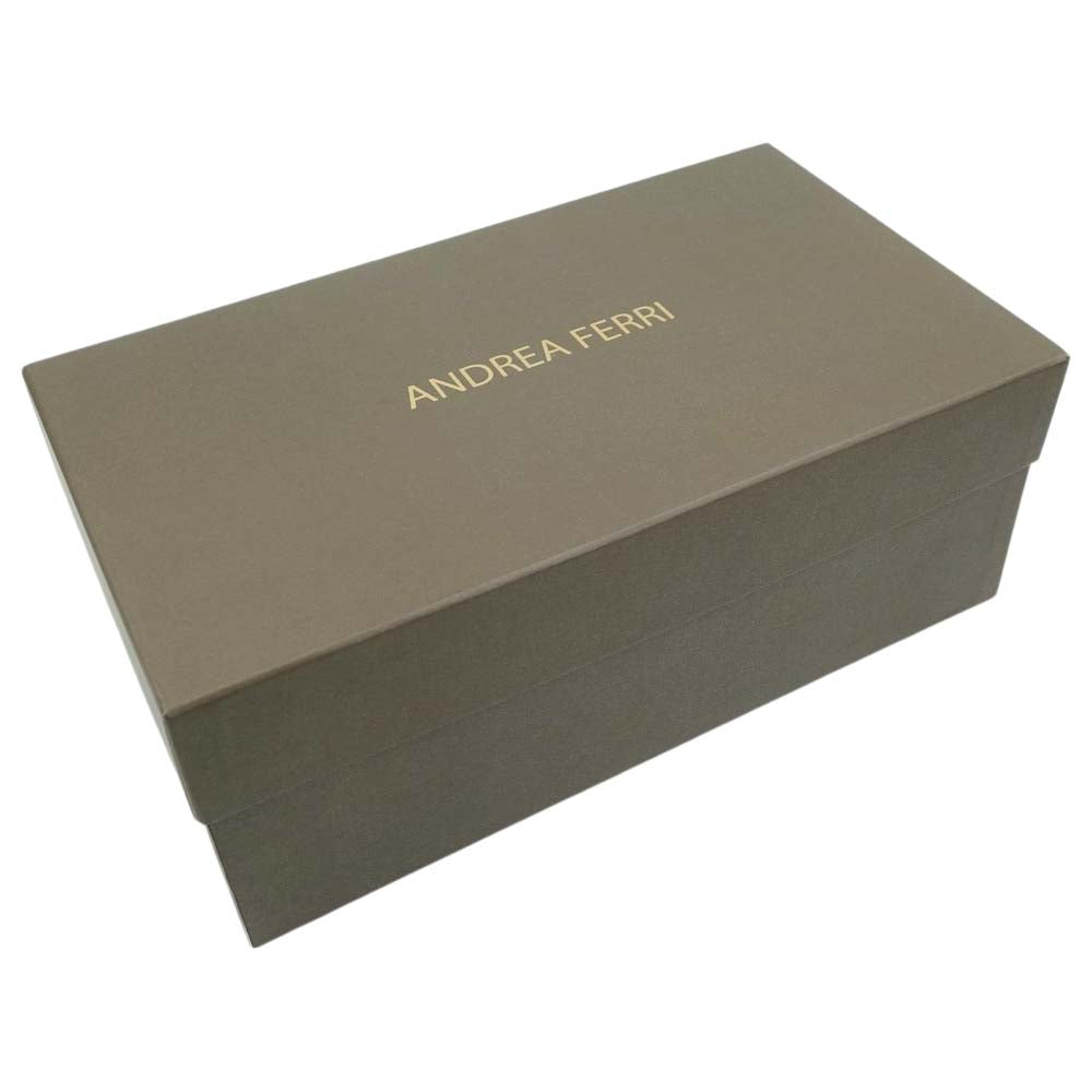 アンドレア フェリ ビブラムソール エプロンフロント シューズ ブラック系 42【新古品】【未使用】【中古】