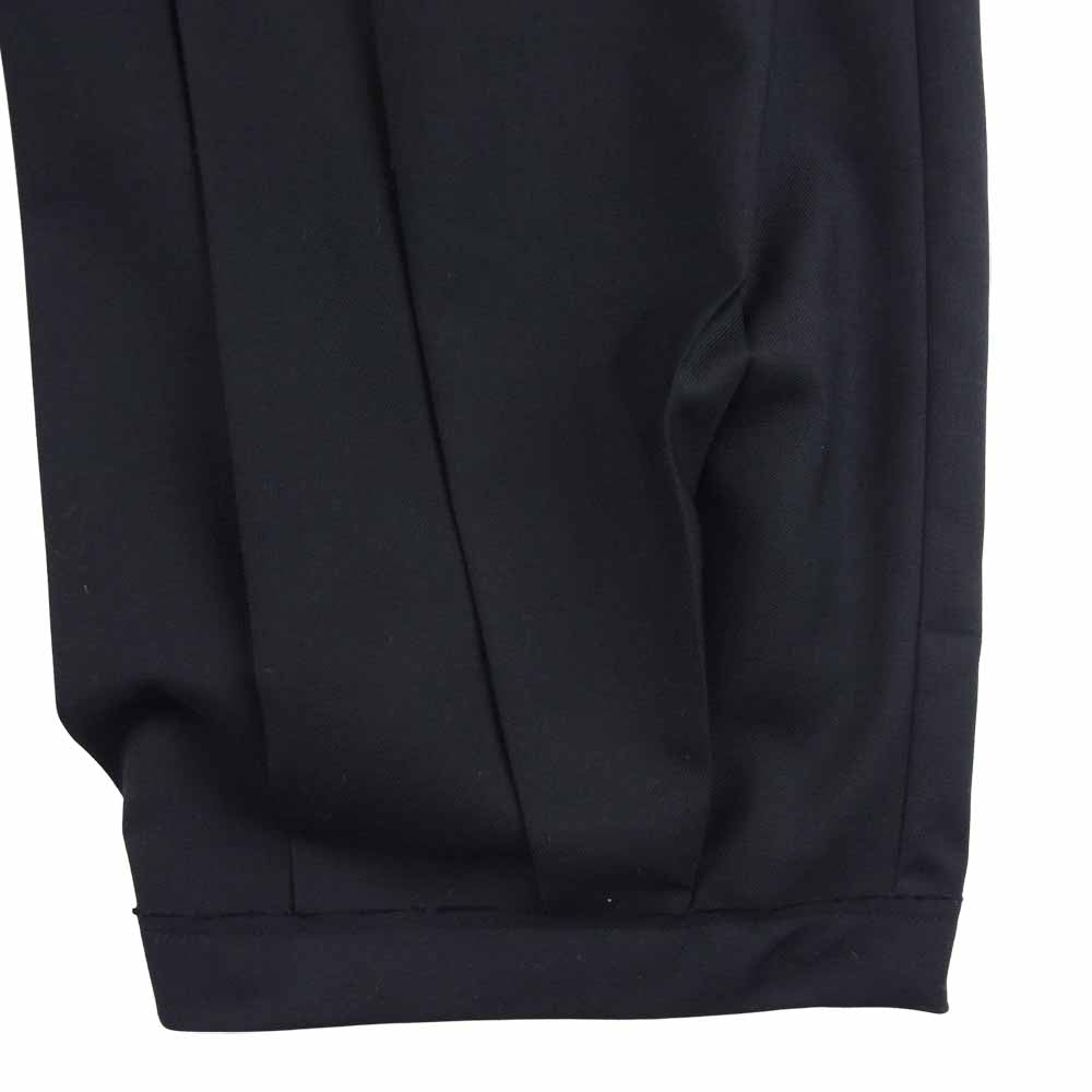 Yohji Yamamoto ヨウジヤマモト 21AW GA-P11-100-1 GroundY T/W Gabardine HAKAMA Pants ギャバジン 袴 パンツ ブラック系 03【新古品】【未使用】【中古】