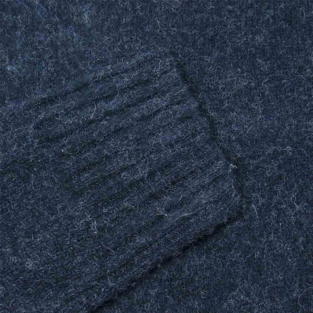 RRL ダブルアールエル クルーネック ニット 無地 ブラック系 XS【中古】
